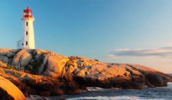 Canada & New England - Fall autumn foliage, lighthouse